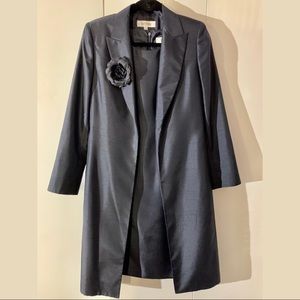 SUIT STUDIO WOMENS LONG BLAZER AND DRESS SET
